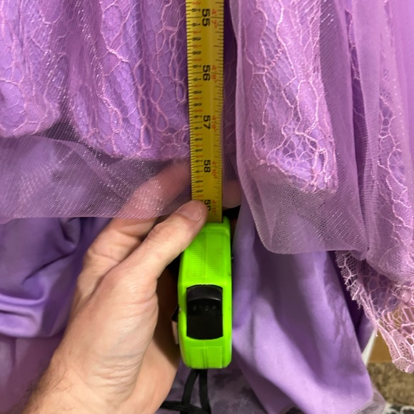 Johnathan Kayne Dress Size 0, Lavender Fitted, Mermaid Style - Picture 7 of 7
